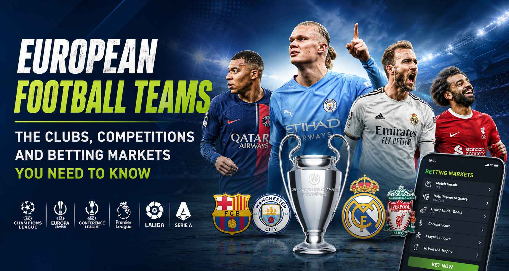 European Football Teams: The Clubs, Competitions and Betting Markets You Need to Know